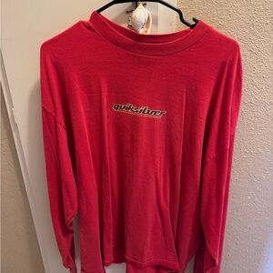 Quiksilver Vintage Red Long Sleeve
